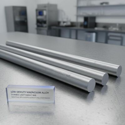 Barra de aleación de magnesio de baja densidad, duradera y ligera, ideal para aplicaciones industriales y componentes estructurales